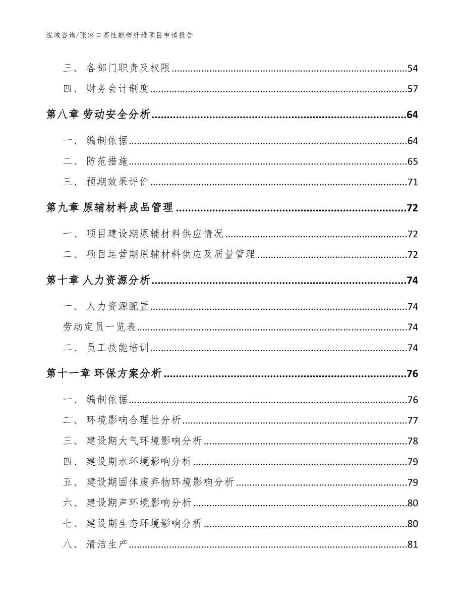 张家口高性能碳纤维项目申请报告【参考模板】_第3页