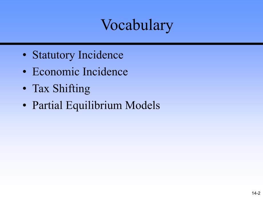 税收学英文课件：Chap014 Taxation and Income Distribution_第2页