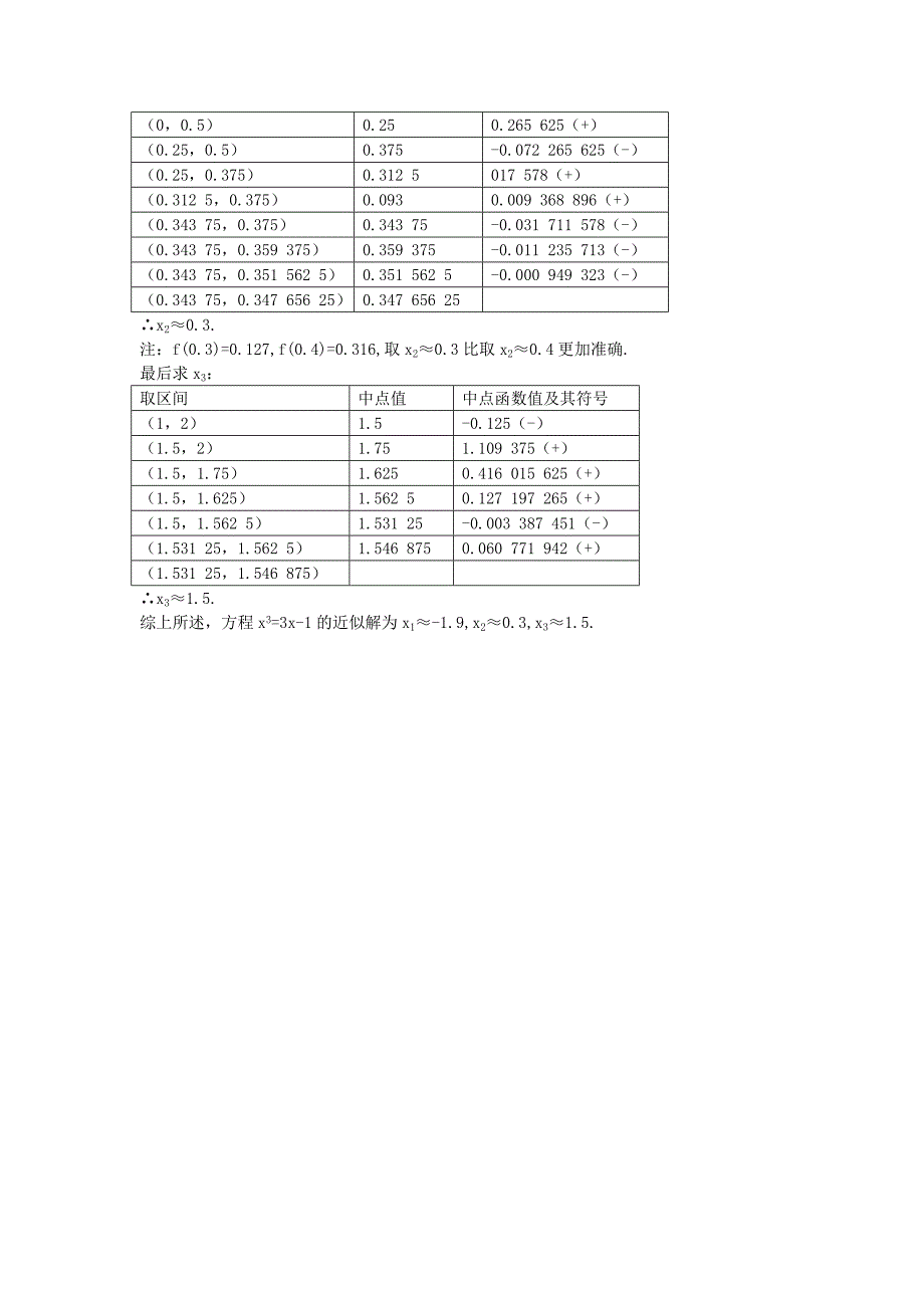 高一数学人教A版必修1成长训练：3.1函数与方程 Word版含解析_第4页