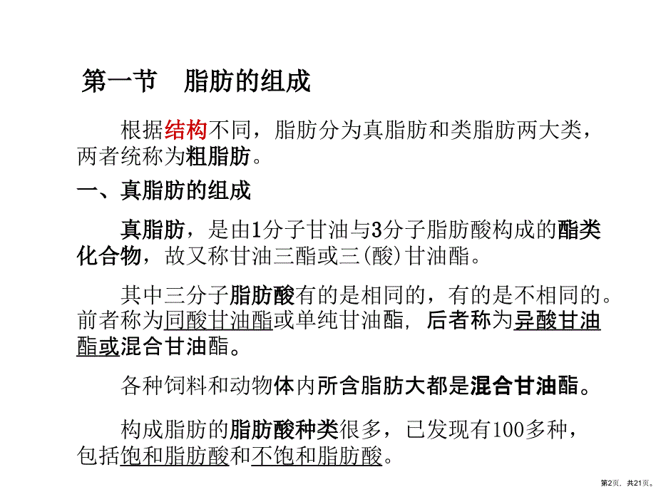 《脂肪与动物营养》教学课件_第2页