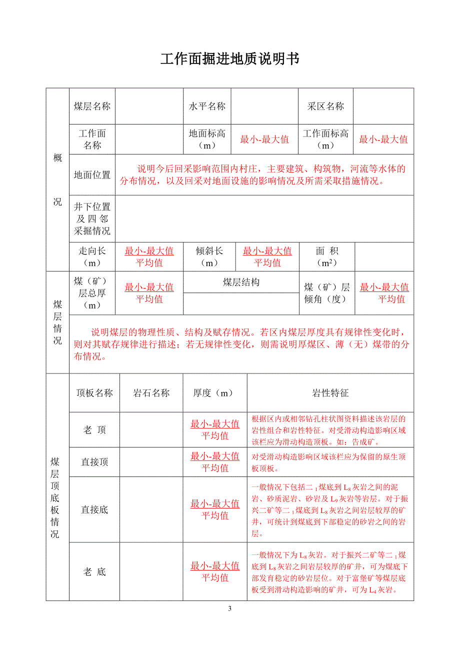 掘进地质说明书模板.doc_第3页