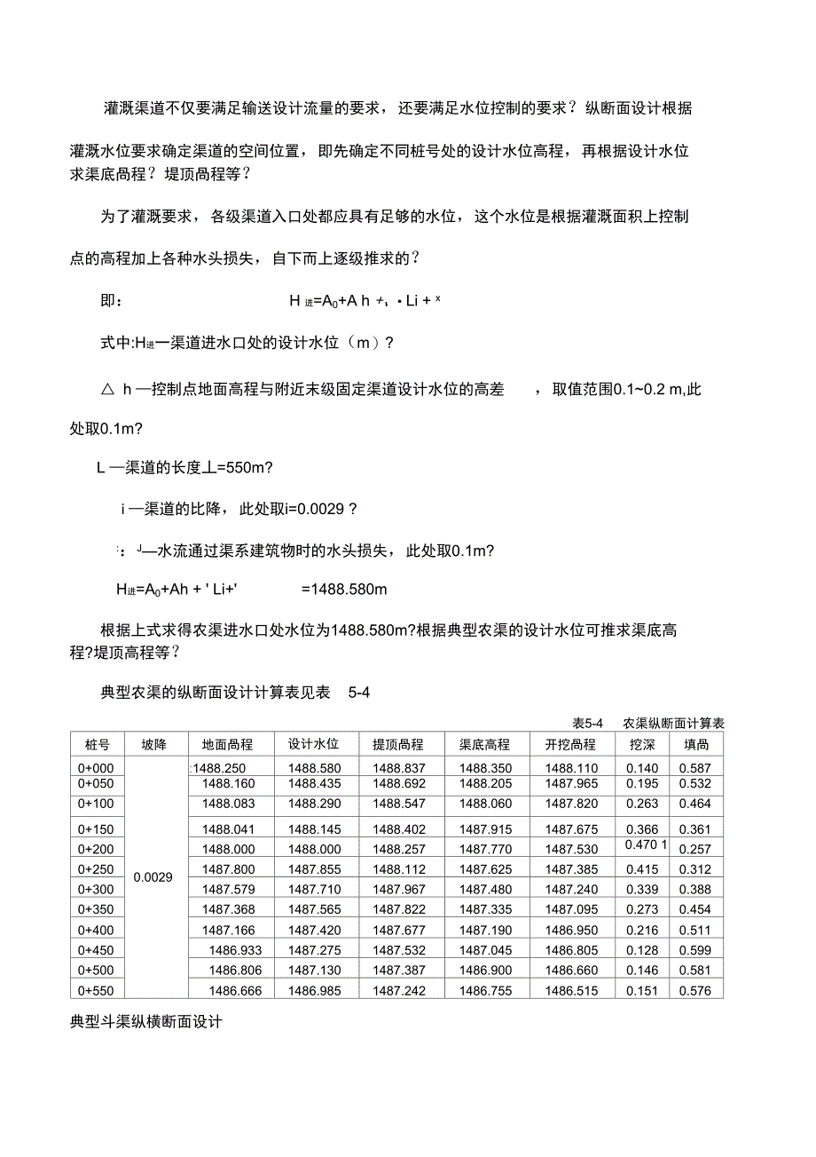 各渠道纵横断面设计_第4页