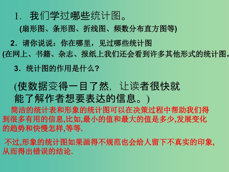 九年级数学下册 30.3.2 容易误导决策的统计图课件 华东师大版.ppt_第2页