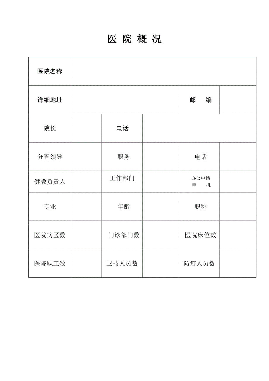 医院健康教育档案模版_第3页