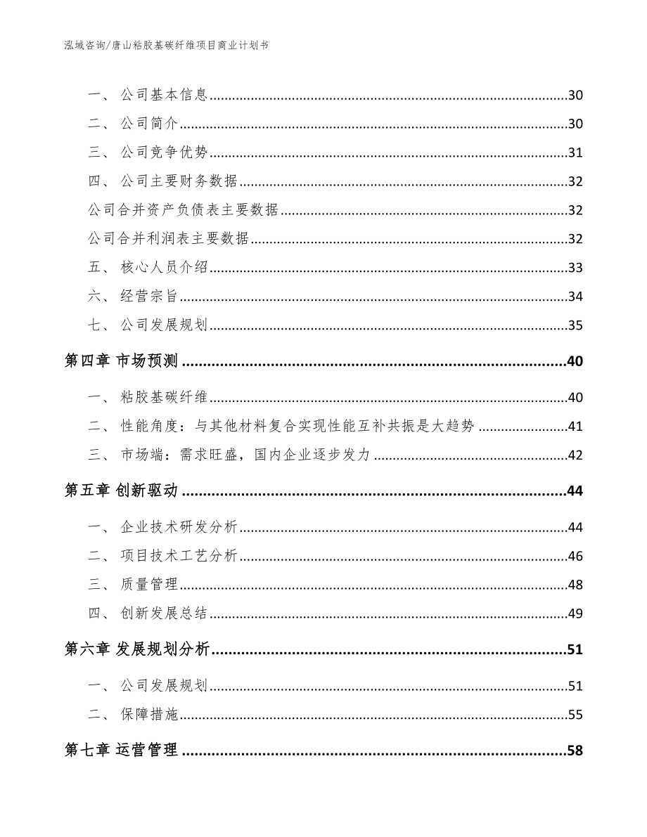 唐山粘胶基碳纤维项目商业计划书【模板参考】_第4页