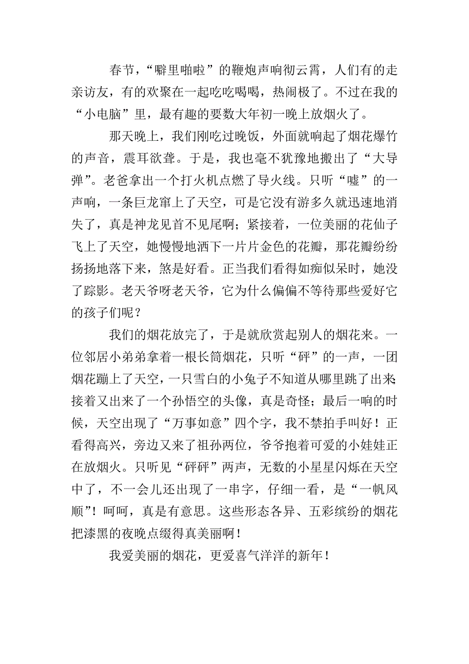 八年级写春节趣事的作文600字.doc_第5页