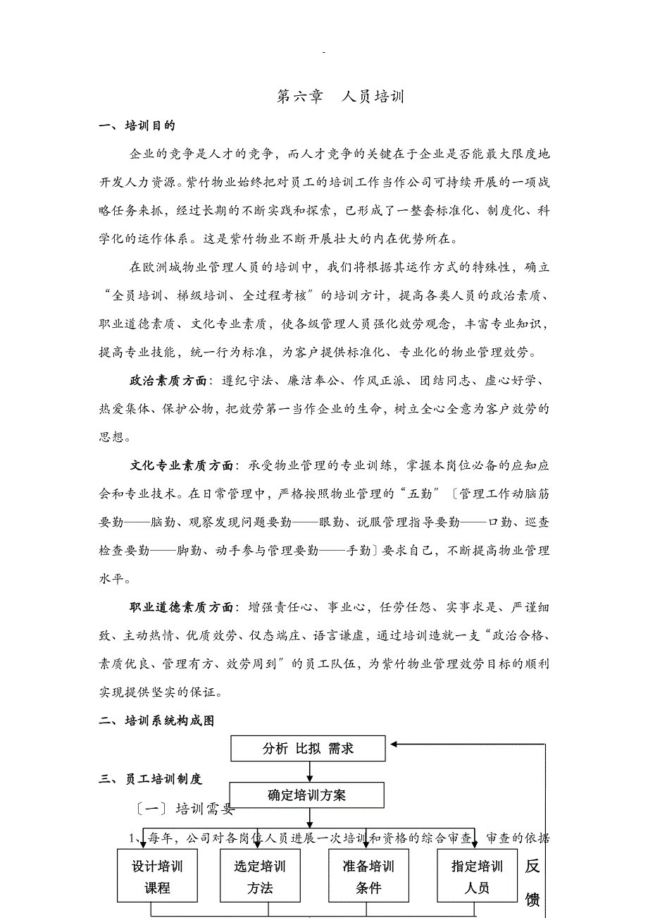 物业管理人员培训计划实施_第1页