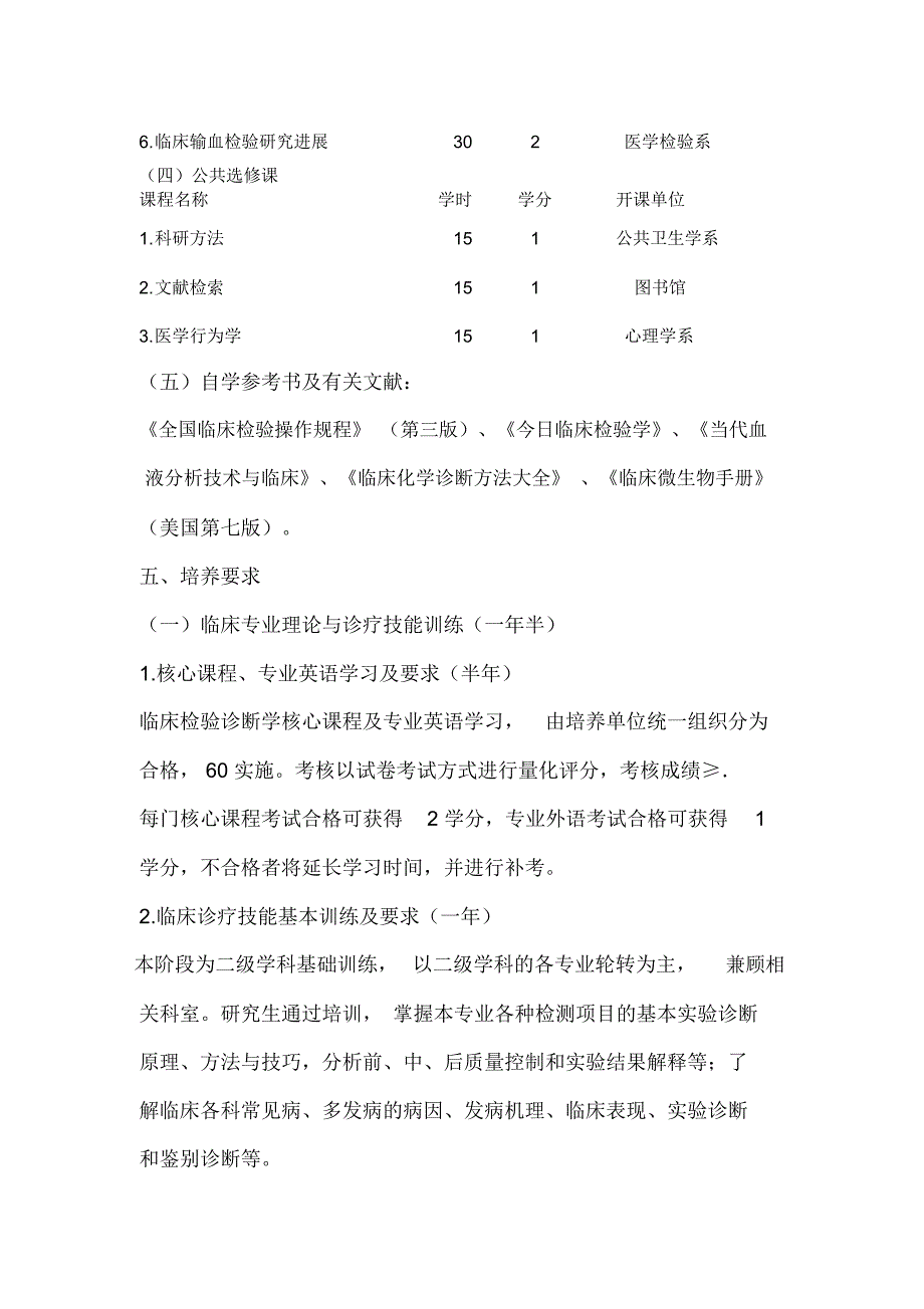 临床医学专业学位博士培养方案_第3页