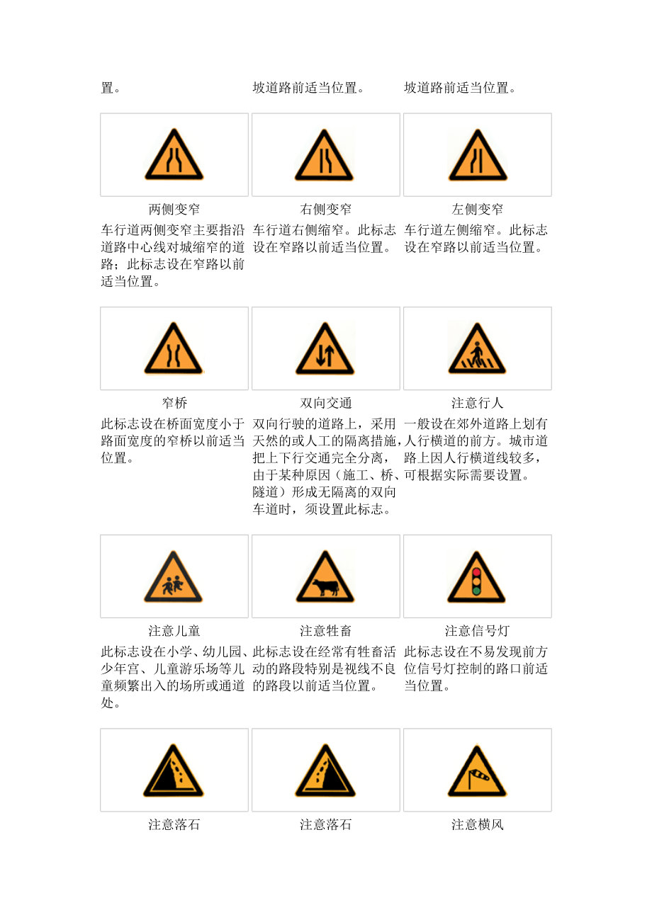 交通标志及相关法规.docx_第2页