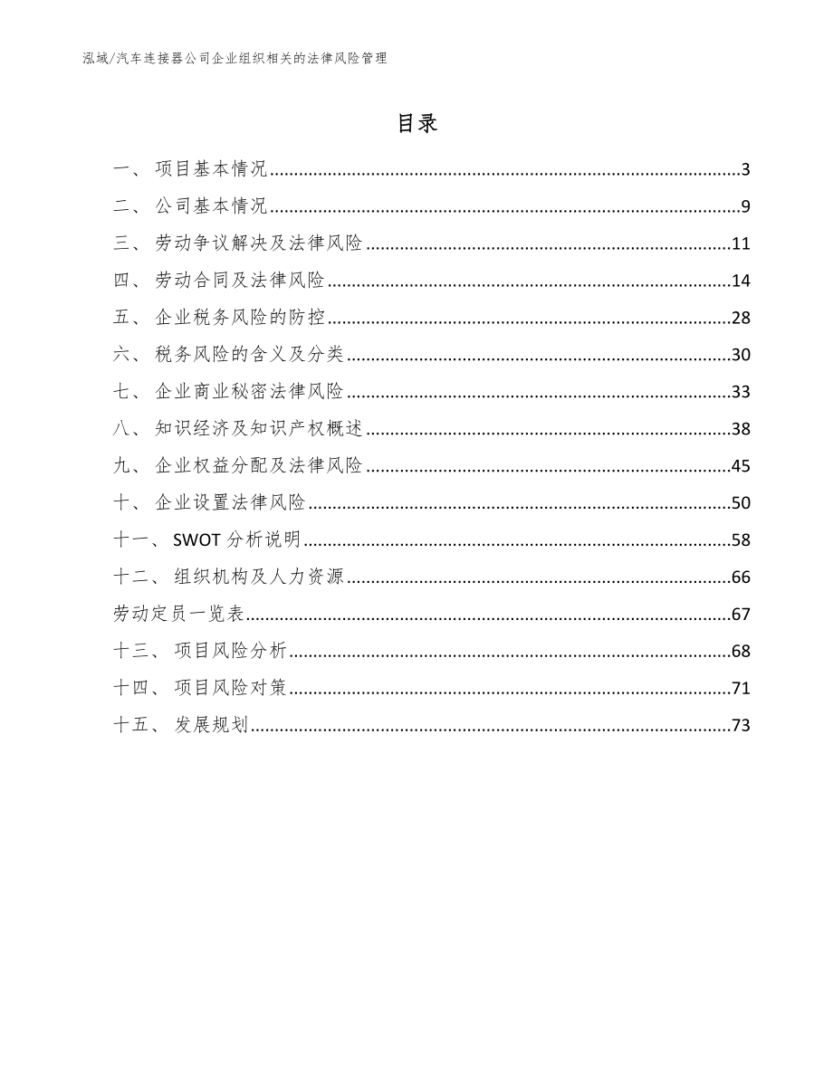 汽车连接器公司企业组织相关的法律风险管理_第2页