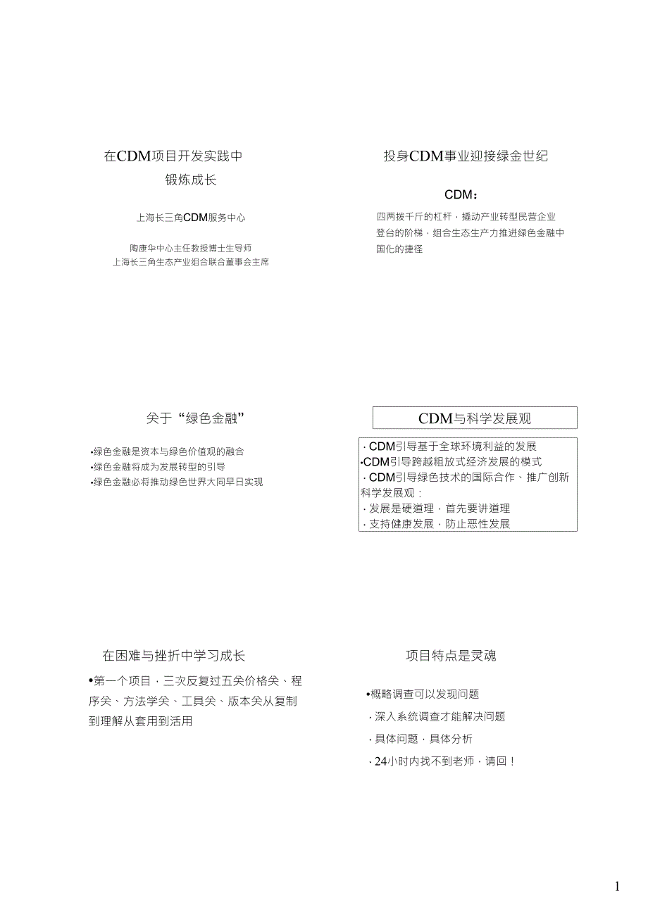 在CDM项目中成长_第1页