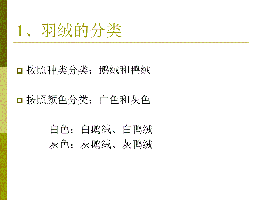 羽绒被相关知识分析课件_第3页