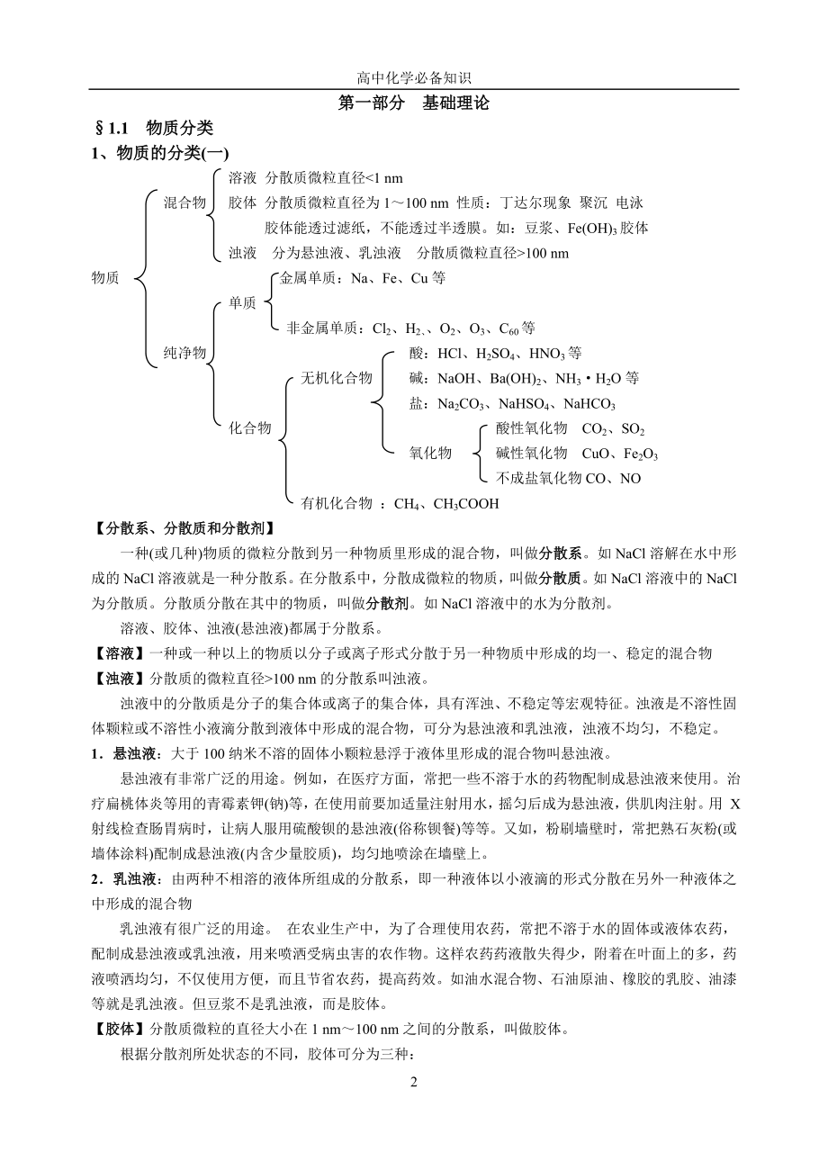 高中化学必备知识_第2页