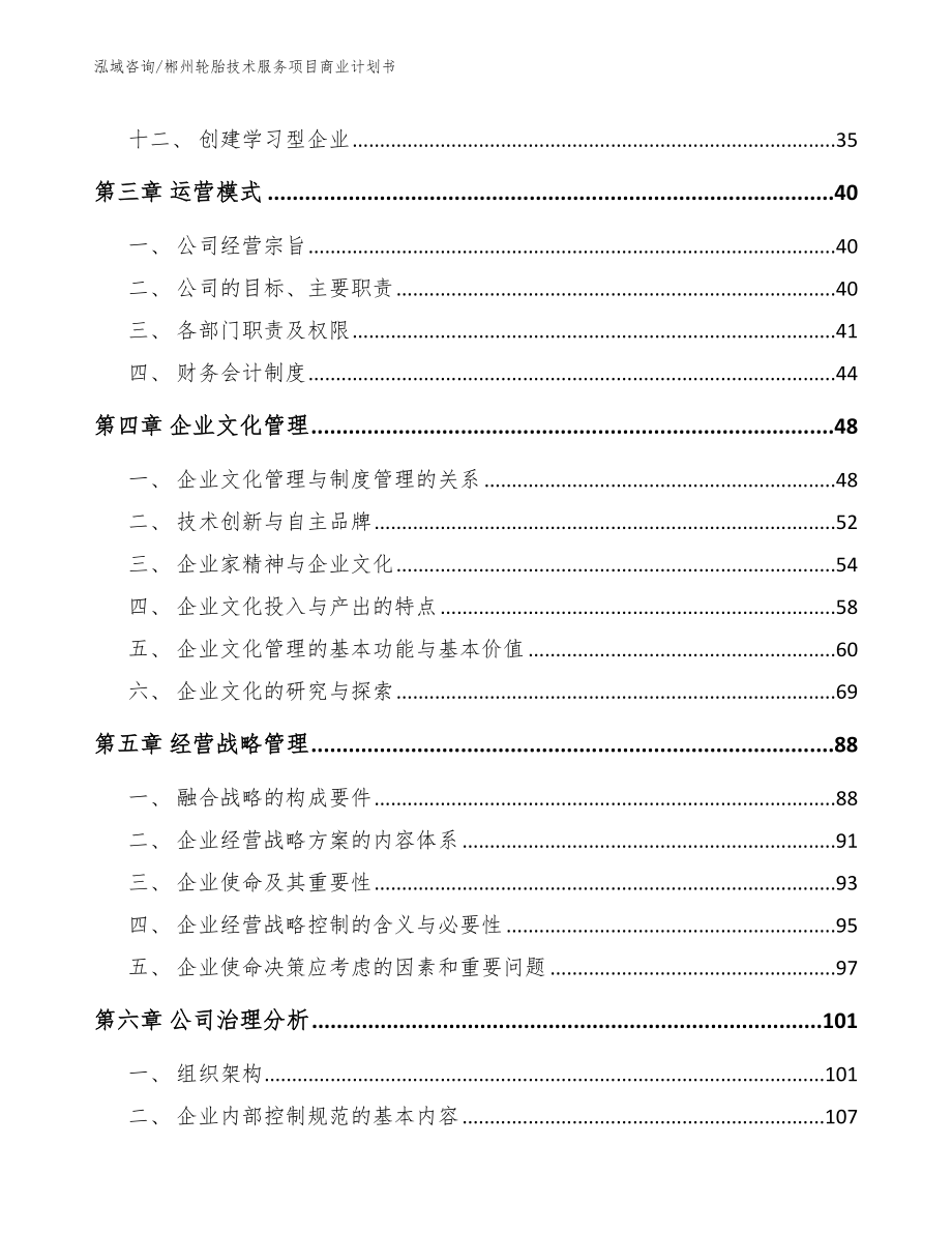 郴州轮胎技术服务项目商业计划书_第3页