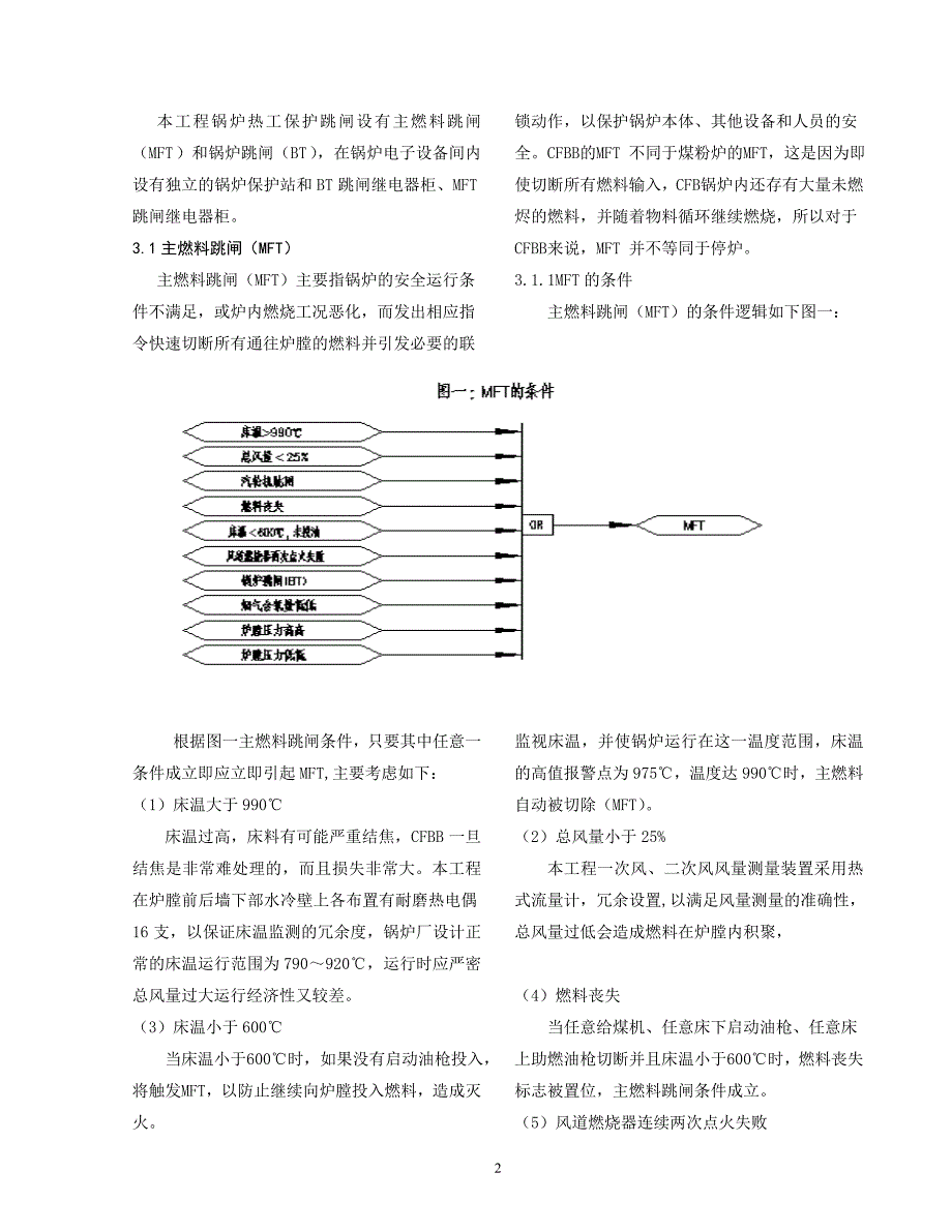 大型循环流化床锅炉（CFBB）跳闸保护设计研究.doc_第2页