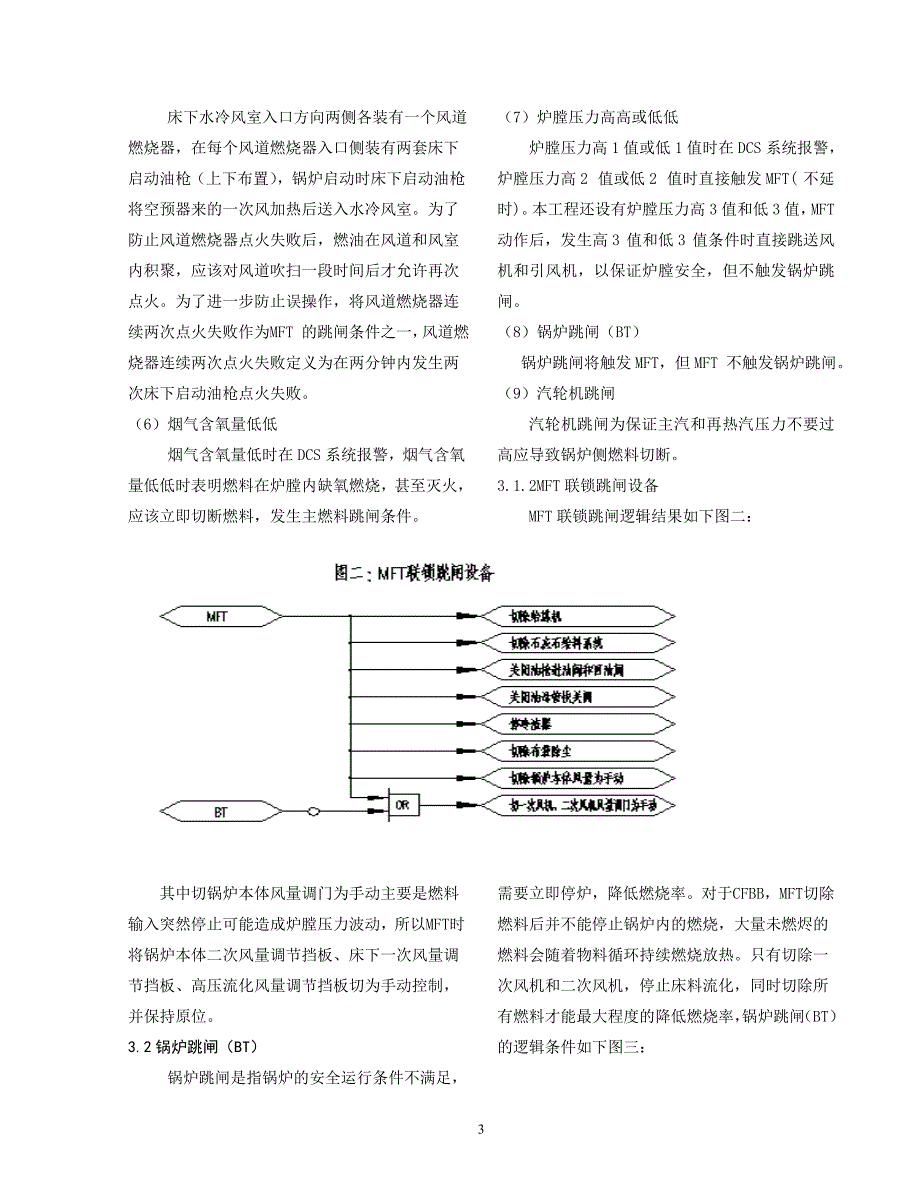 大型循环流化床锅炉（CFBB）跳闸保护设计研究.doc_第3页