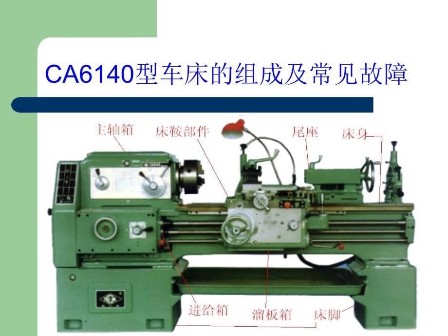 CA6140车床结构及常见故障_第5页