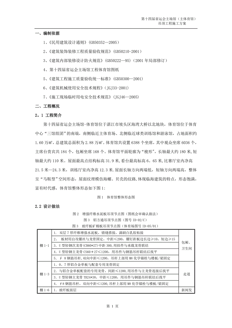 吊顶工程施工方案05687_第3页