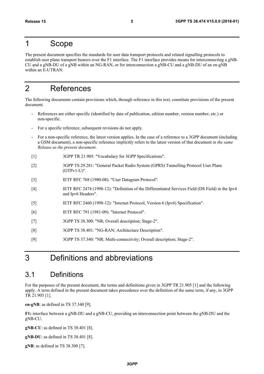 3GPP规范-R15-TS38系列NR38474-f00_第5页