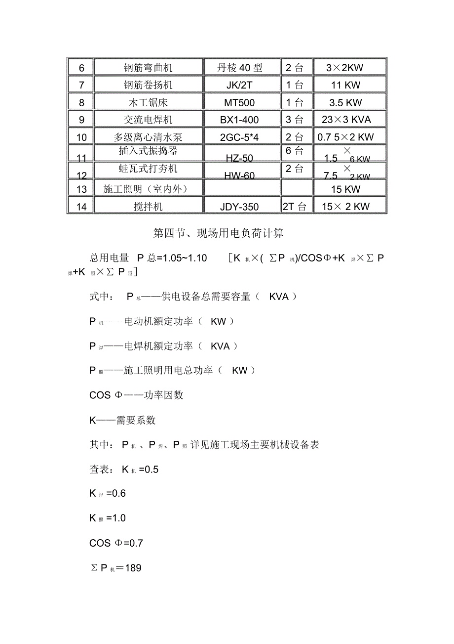 施工现场临时用电专项施工方案-001_第2页