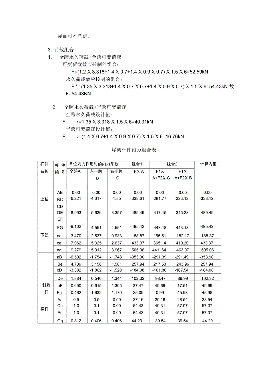 钢结构屋架设计_第4页