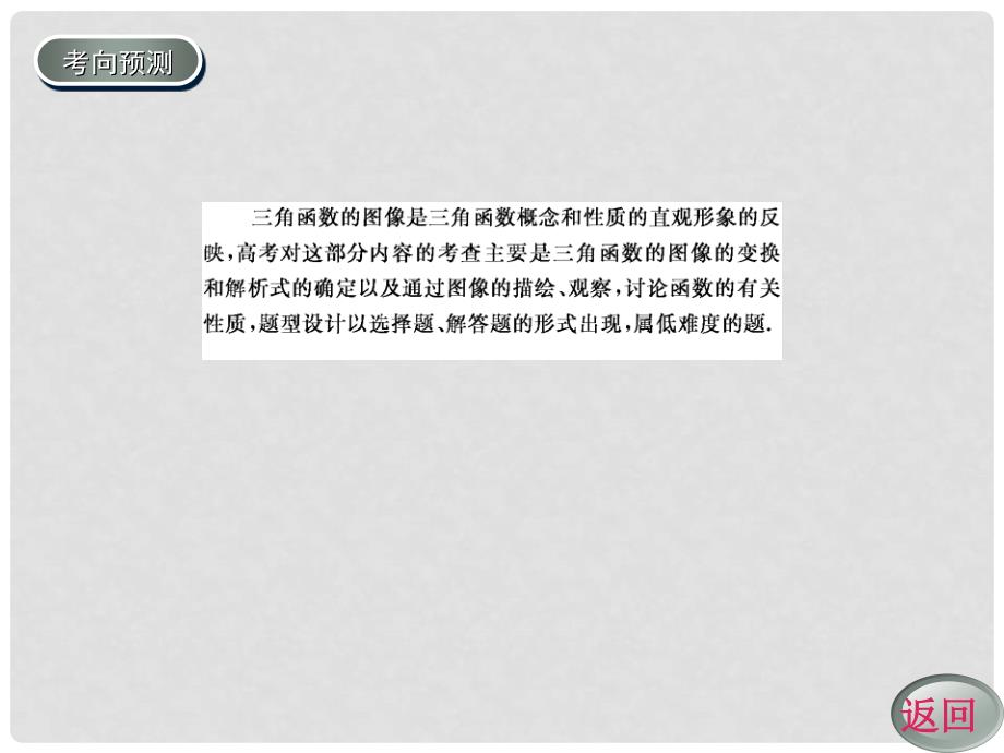 高考数学一轮复习 三角函数的图象学案课件 新人教A版_第4页