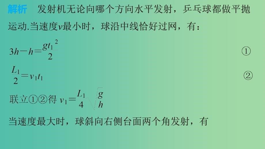 高考物理 考前三个月 第1部分 专题3 抛体运动与圆周运动课件.ppt_第5页