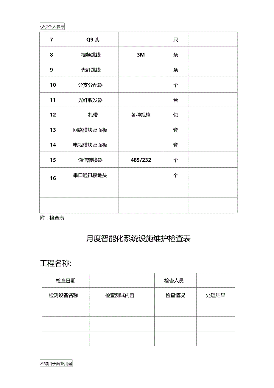 酒店弱电维保方案报价_第4页