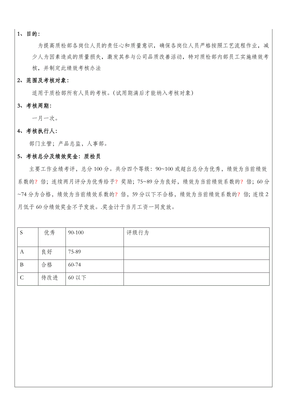 质检员绩效考核办法_第2页