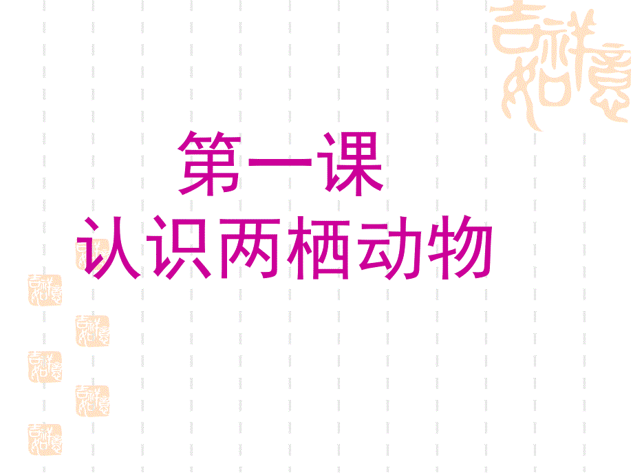 《认识两栖动物》PPT课件_第1页