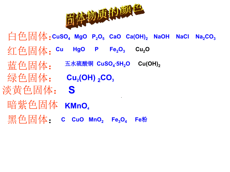 固体物质的颜色11_第1页