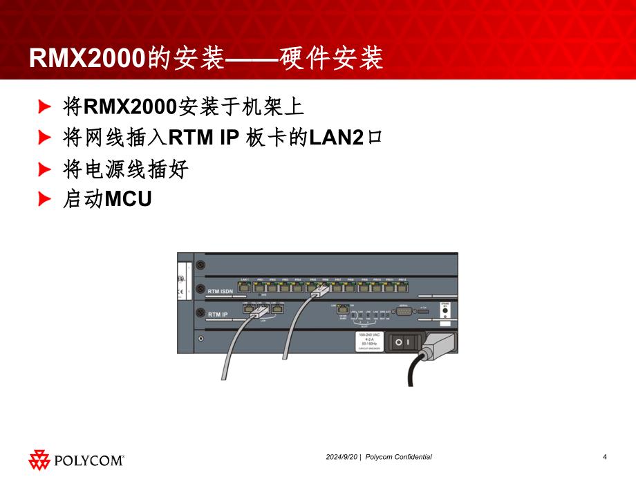 POLYCOM RMX2000操作手册(课堂PPT)_第4页