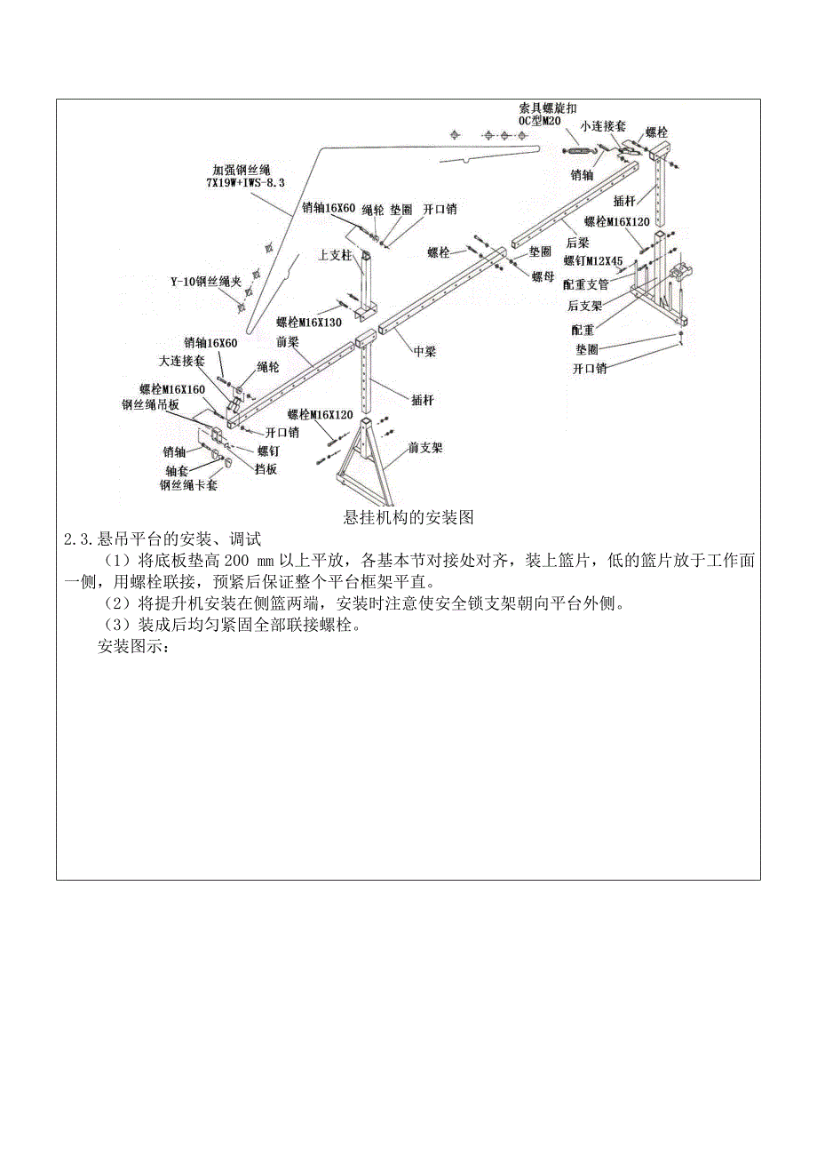 吊篮施工技术交底_第2页