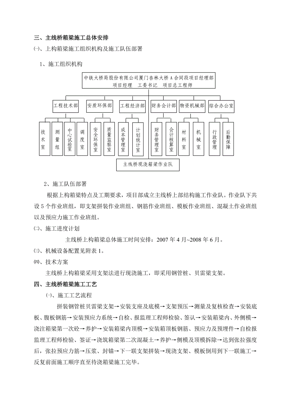 现浇连续箱梁(钢管桩贝雷梁支架)施工工艺_第3页