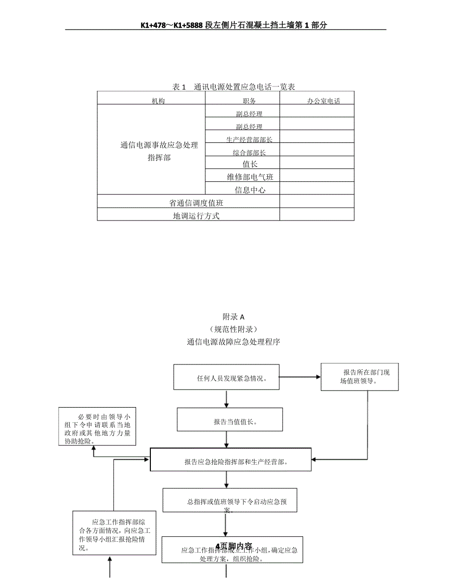 通信电源故障紧急处置预案_第4页