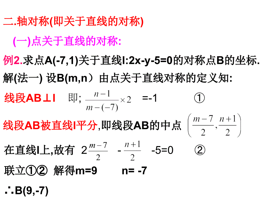 高一数学对称问题课件_第4页