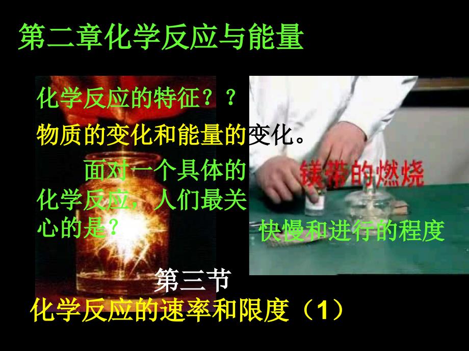 第二章化学反应的速率和限度（1）_第1页