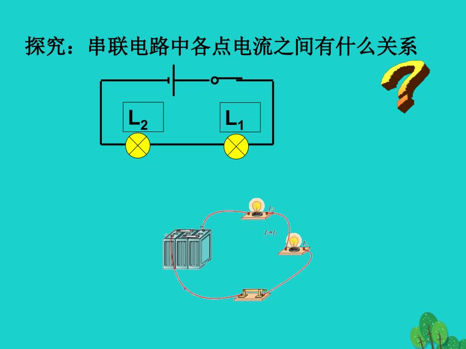 山东省临朐县九年级物理全册15.5串并联电路的电流规律课件3新版新人教版_第2页