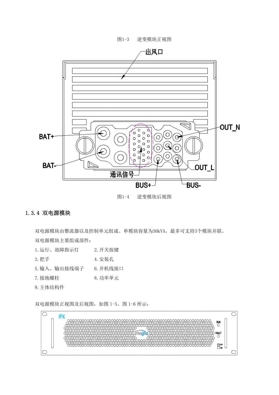 IPM模块化逆变电源说明书_第5页