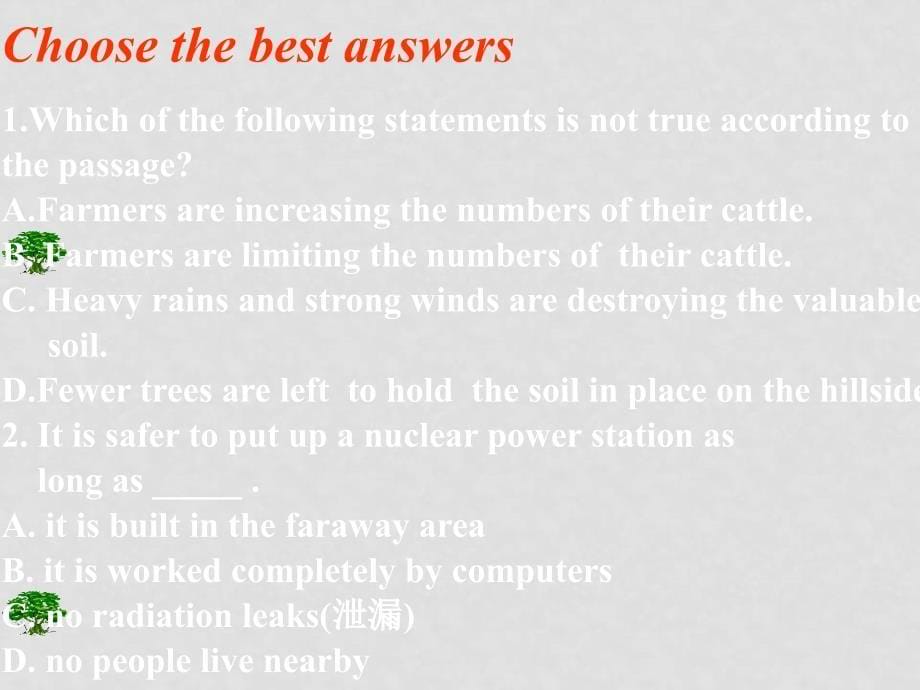 高三英语Unit 9 Lesson 34Saving the earth_第5页