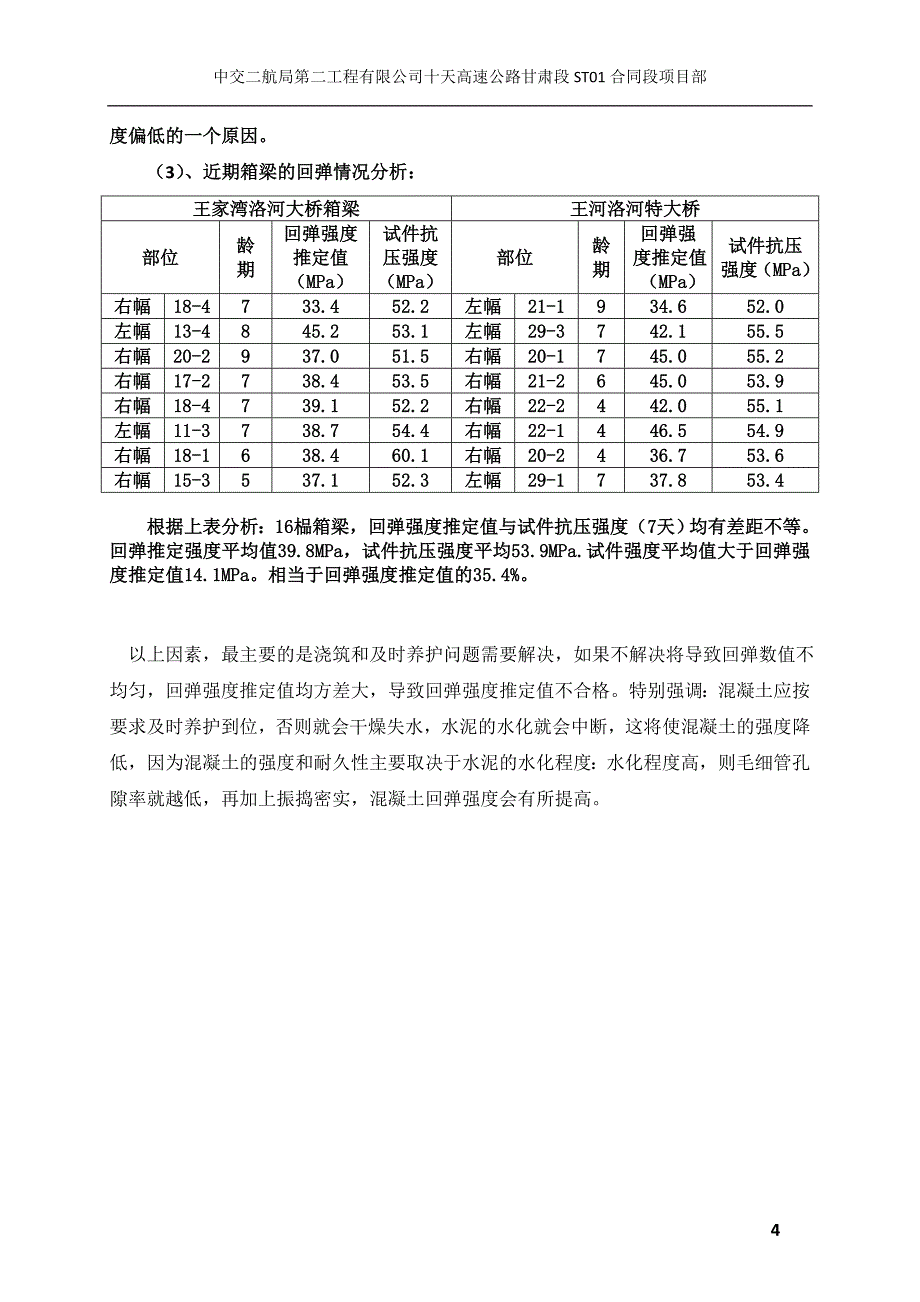 预制箱梁回弹强度偏低及原因报告.doc_第4页