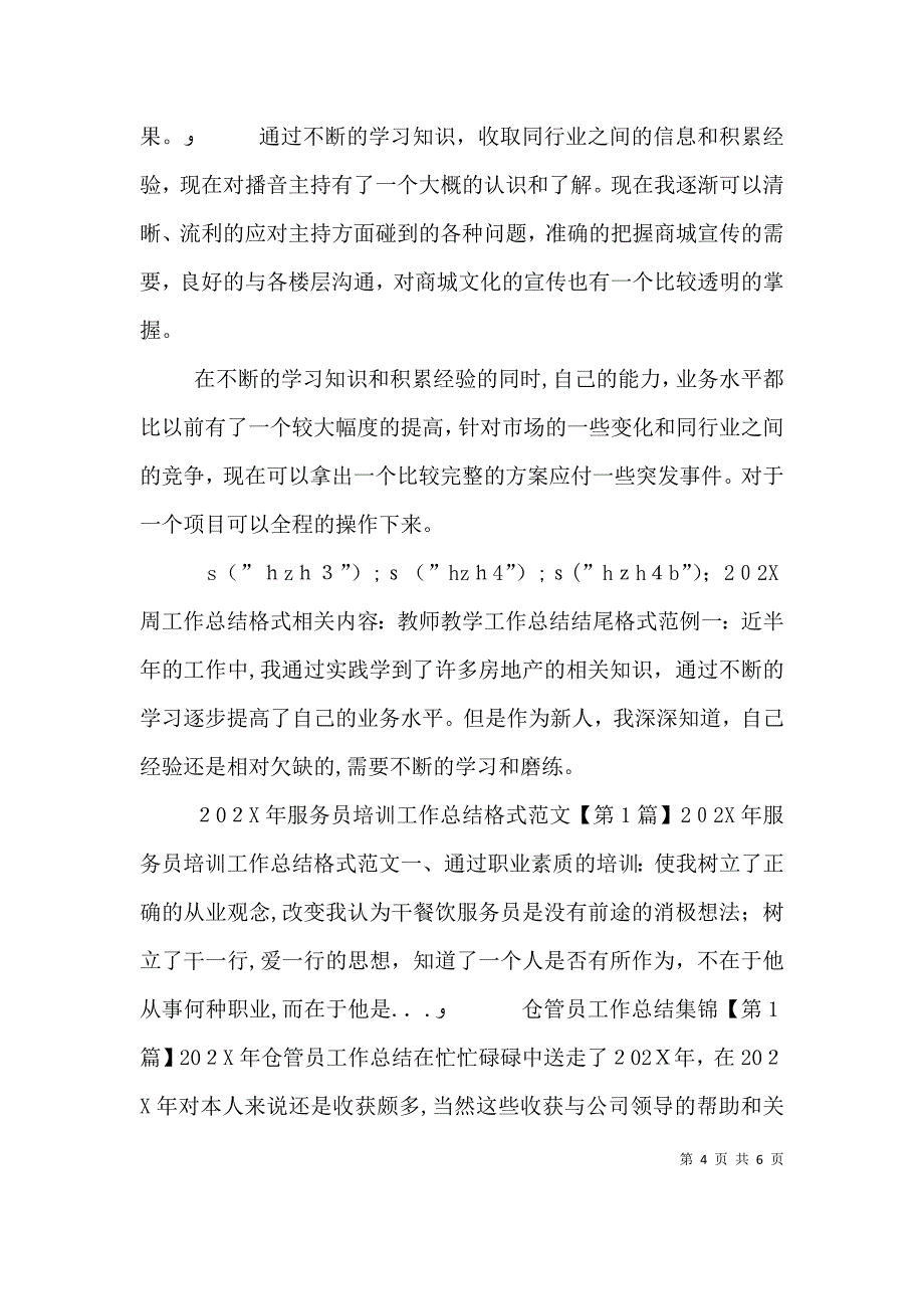 周工作总结格式_第4页