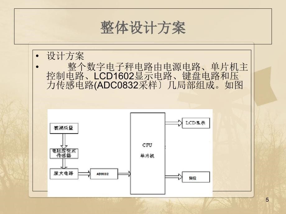 电子秤的设计与制作_第5页