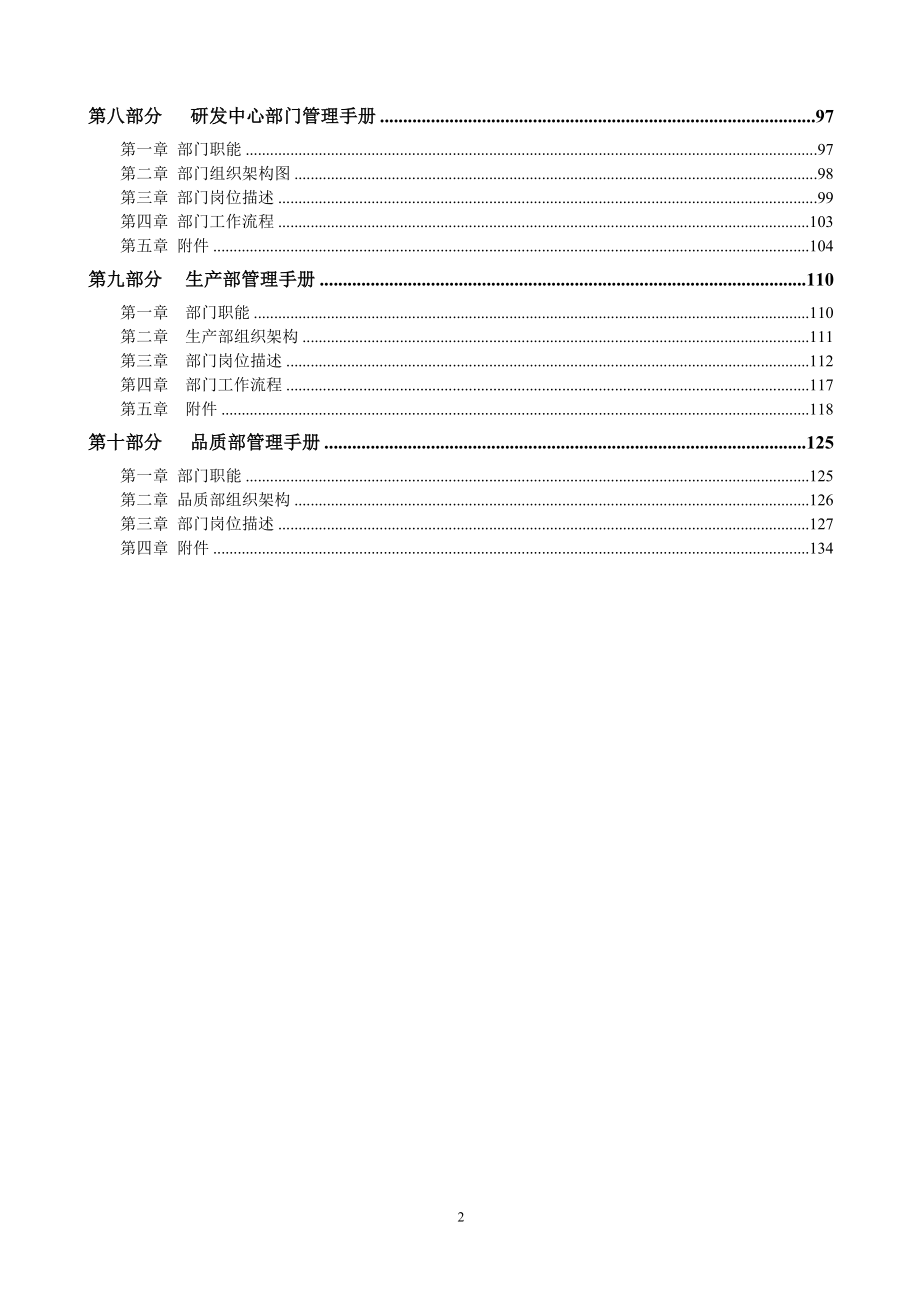 深圳摩拓触摸科技有限公司部门管理手册_第2页