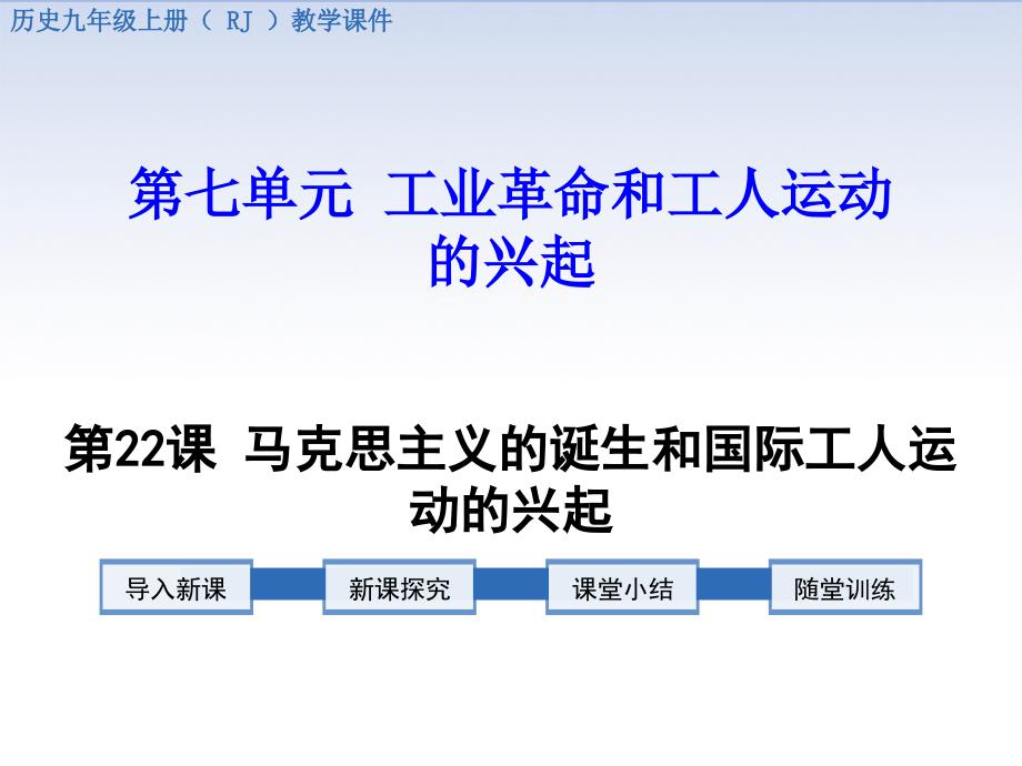 第课马克思主义的诞生和国际工人运动的兴起课件_第1页