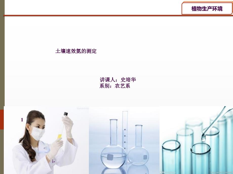 碱解氮的测定ppt课件_第1页