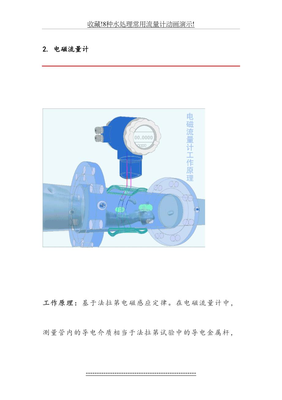 收藏!8种水处理常用流量计动画演示!_第4页