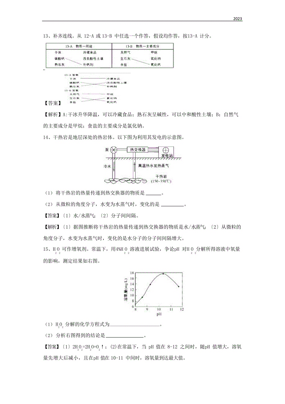 2023年中考化学真题试题(含解析)_第4页