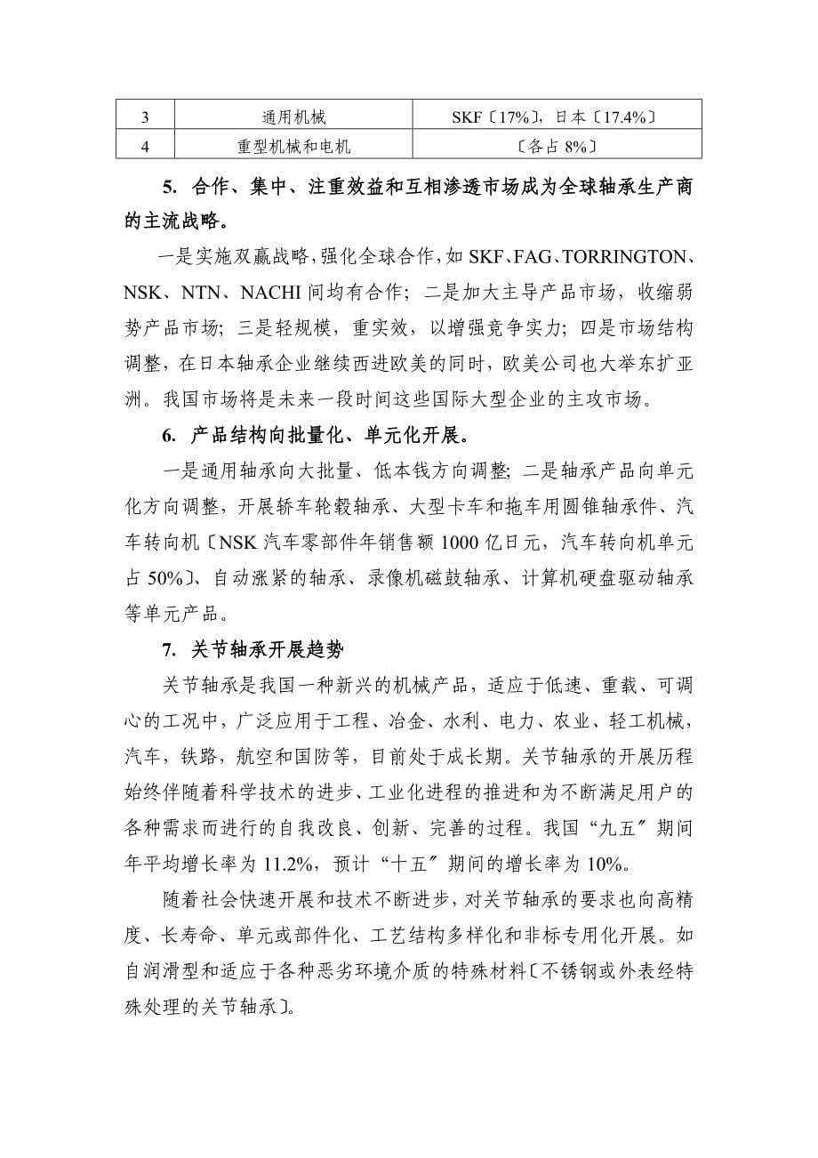 某轴承企业战略规划书_第5页