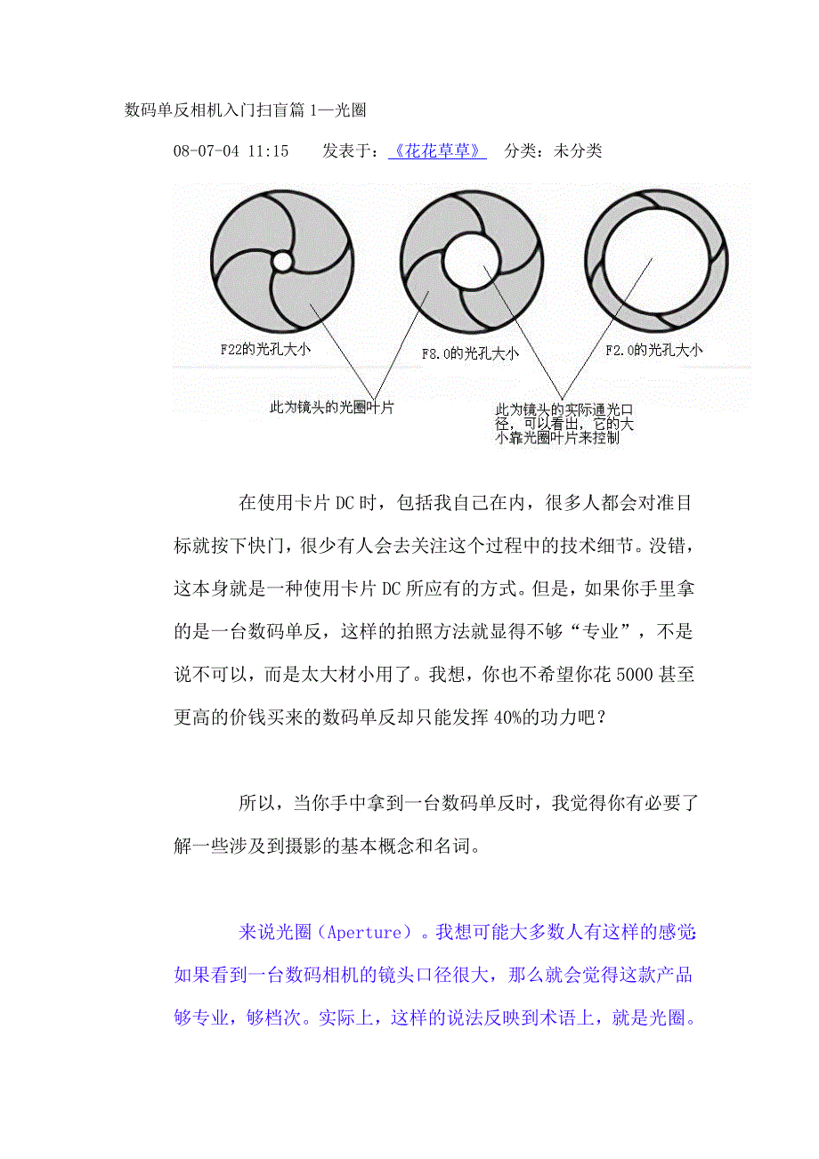 数码单反相机入门扫盲篇1.doc_第1页